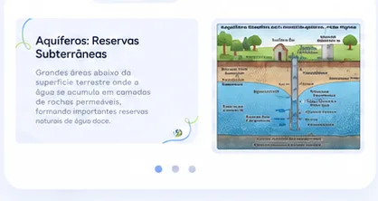 Slides sobre aquíferos e reservas subterrâneas